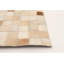 Tapis beige en peau de vache Hawarth