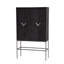 Armoire en bois Wanbli, base en bois massif et métal, 43 x 16 x 72