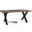 Table d'extérieur d'extérieur au propane en béton-753770856