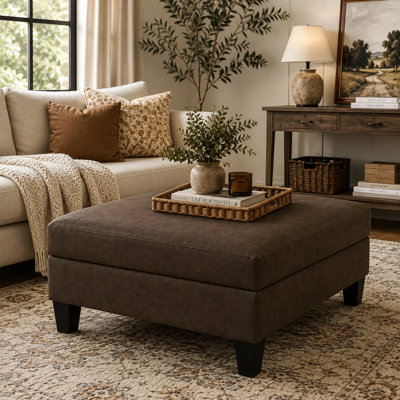 Storage Ottoman Upholstered Coffee Table