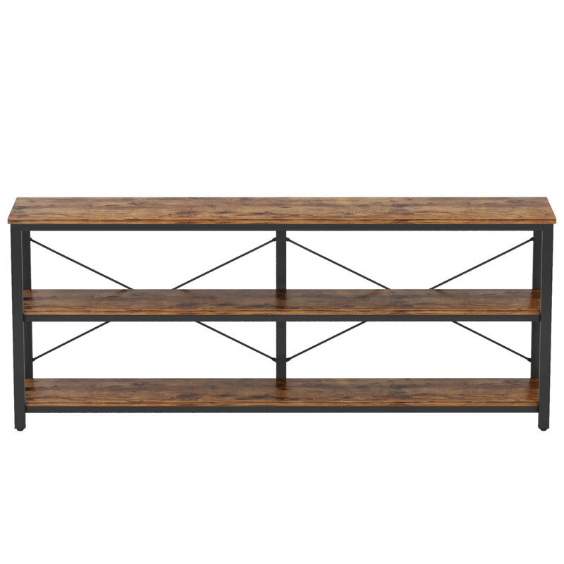 55.11'' Console Table, Vintage Brown