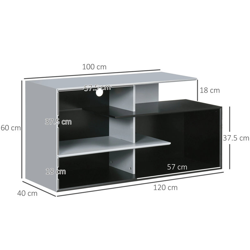 Leejay Unfinished TV Stand for TVs up to 50"