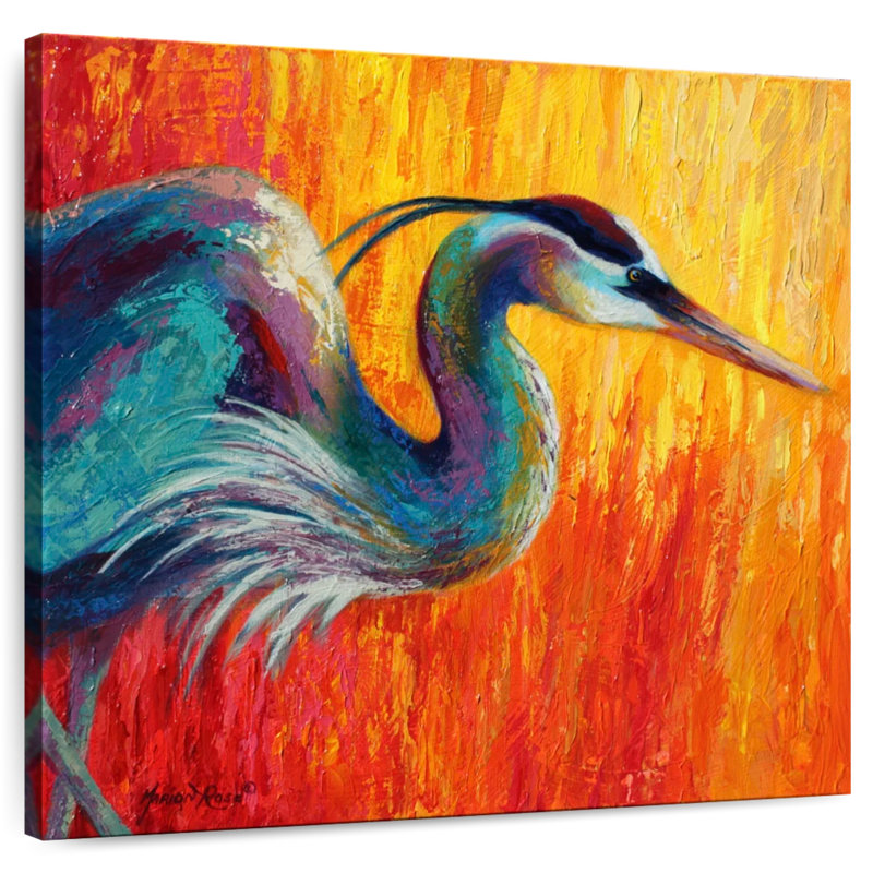 Brampt Heron III, 24" H x 24" W