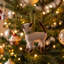 Siamese Cat Christmas Holiday Shaped Ornament