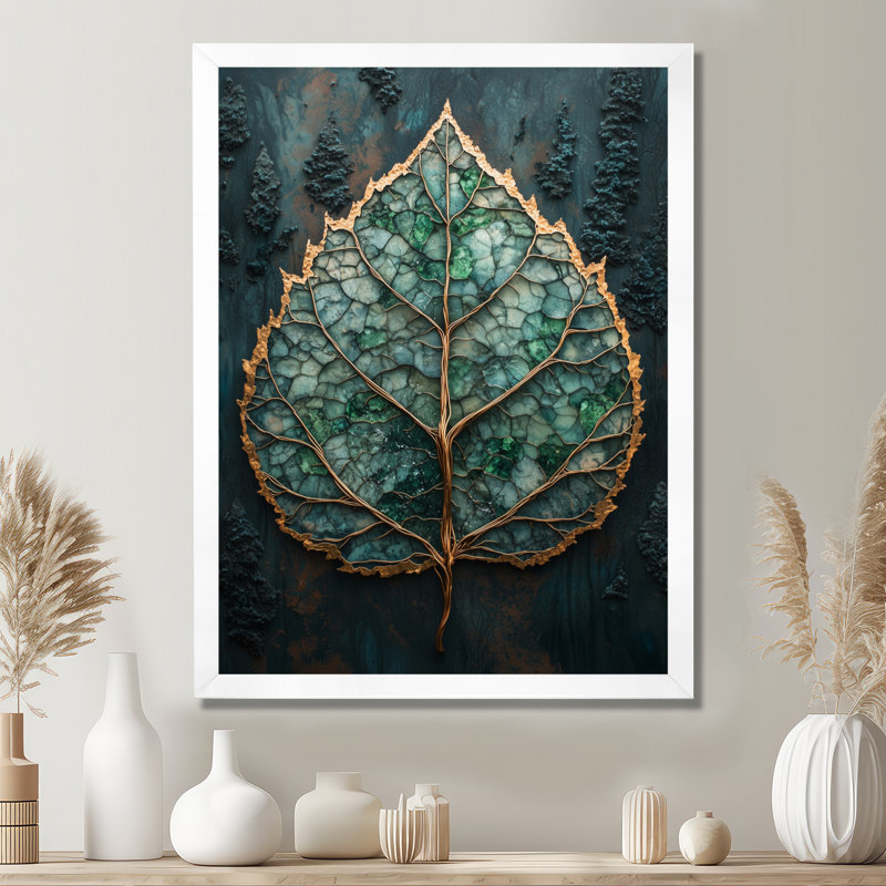 Alysha - Floral Canvas Prints, 40" H x 30" W, Single Picture Framed Print, White
