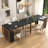 Modern Multifunctional Extendable Dining Table with Outlet-1993996514