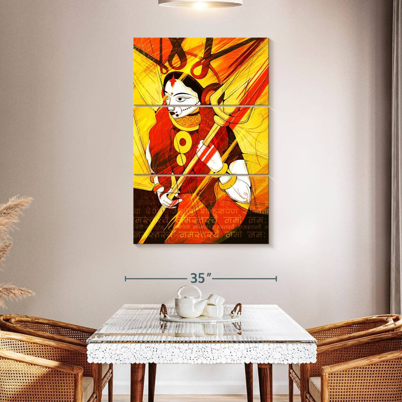 Adella Durga Abstract, 50" H x 32" W