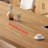Modern simple solid wood dining table-107658711