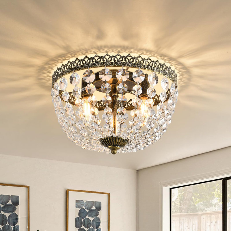 Lustre en cristal French Empire