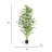 6ft Real Touch Artificial Bamboo Tree Plant in Black Pot