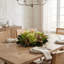Hydrangea and Magnolia Leaf Centerpiece