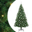 vidaXL Artificial Christmas Tree with 300 LEDs with Stand Green-635620353