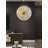 Luxury Modern Brass Wall Clock with Shell Texture Dial