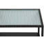 Elenna Glass Top Frame End Table