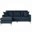 Upholstered Sectional Sofa With Chaise-33.8" H x 78" W x 56" D