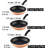 Cook N Home 8 in. Aluminum Non-Stick Omelette Pan
