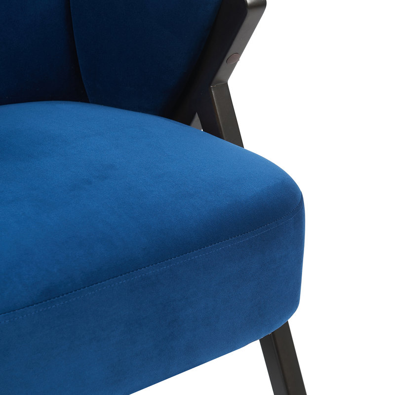 Nico Occasional Chair, Dark Navy Velvet