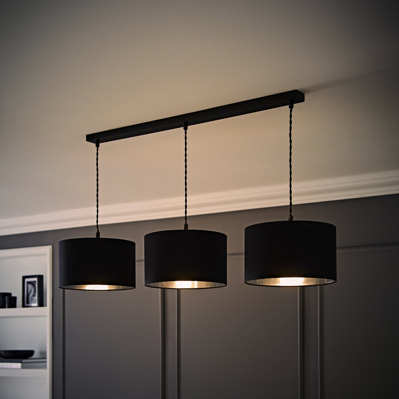 Albeiro 3 - Light Pendant, Yes, Matte Black, Black