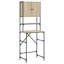Engineered Wood, Metal Bathroom Cabinet-245834126