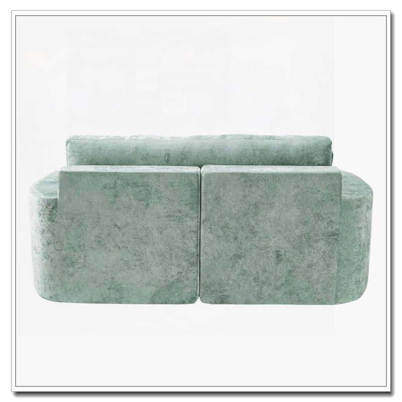 Canapé de chaise longue à compression complète, Vert