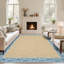 Tapis floral à bord doux lavable à la machine avec envers antidérapant et non délestable-1001622212
