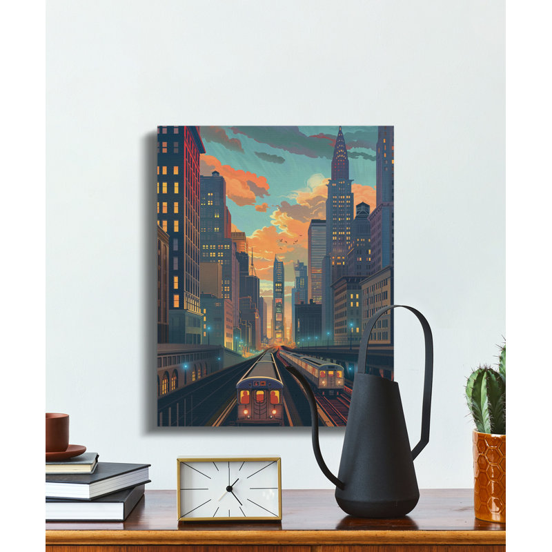 Wrapped Canvas Print Set, 121.92 cm H x 40.64 cm W