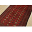 Tapis oriental rouge tribal noué à la main 4 pi 3 po x 6 pi Turkmen Turkmen