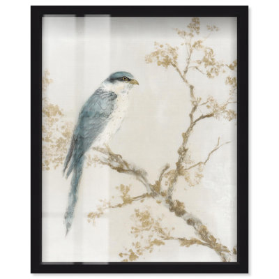 Décoration murale solitaire solitaire Songbird II par Art Remedy, cadre noir, 20 x 24