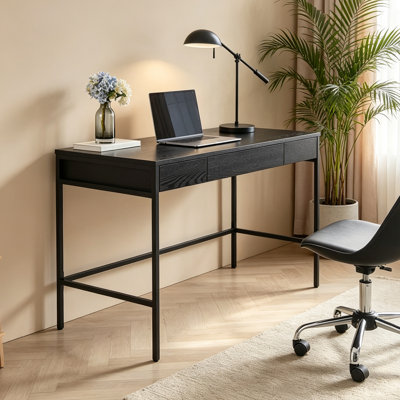 Bureau d'écriture rectangulaire simple en bois massif Simple Modern