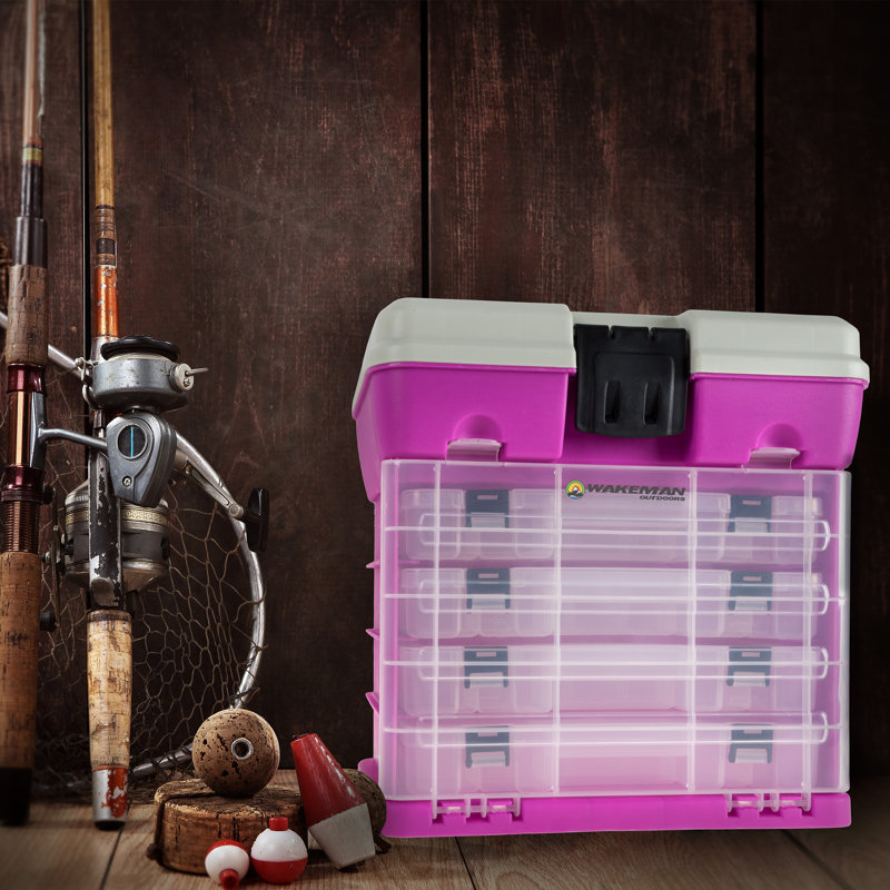 Boîte à outils Stalwart - Organisateur de petites pièces avec tiroirs et compartiments personnalisables pour quincaillerie, matériel de pêche, perles ou artisanat