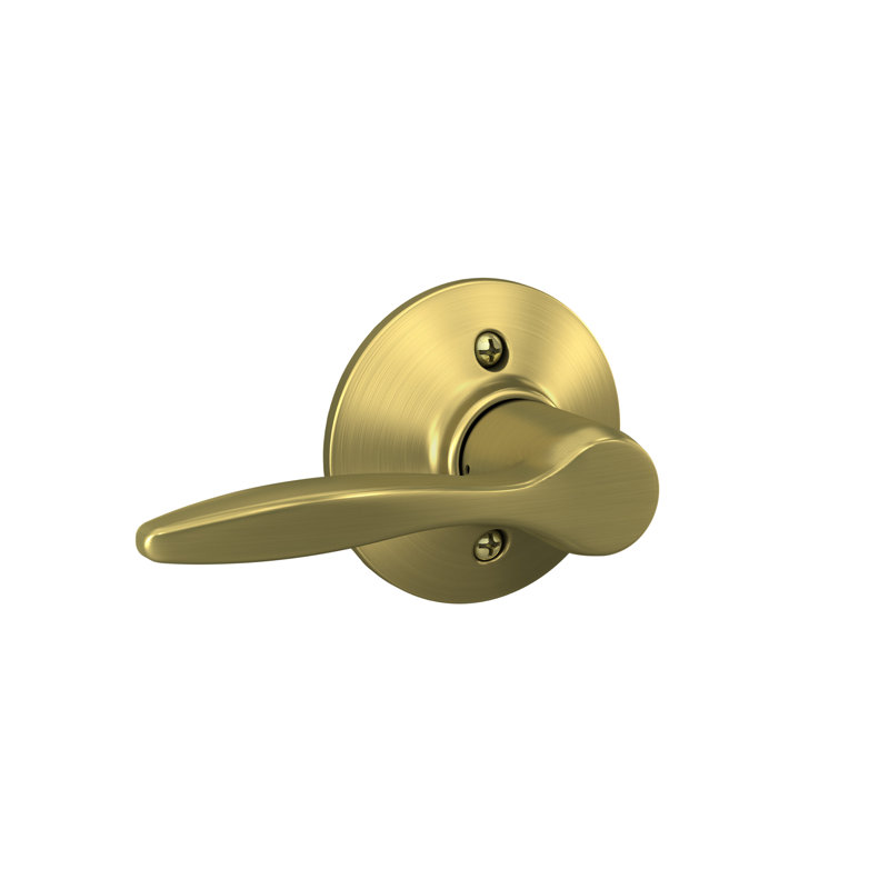 Delfayo Lever Hall & Closet Lock, Satin Brass