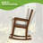 Kizi Solid Wood Rocking Chair