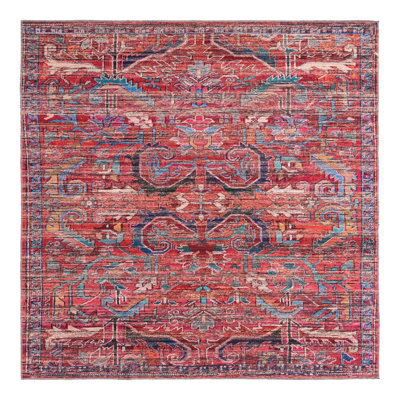 Haglund Washable Geometric Indoor Rug