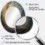 Miroir mural moderne bronze vortex-474045786