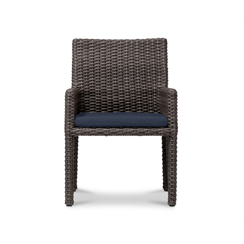 Chaise de patio avec coussin Marfik, Spectre paon Sunbrella® Plainweave