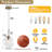 1-Light Ribbed Glass Globe Pendant