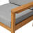 Patio 5-Piece Wood Sectional Sofa Set