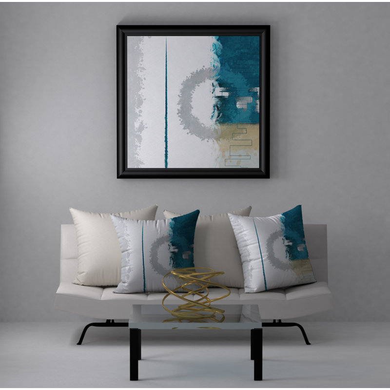 Housse de coussin carrée/insert, 20 po X 20 po