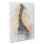 The Silhouette of a Giraffe in Abstract - Wrapped Canvas-55302456