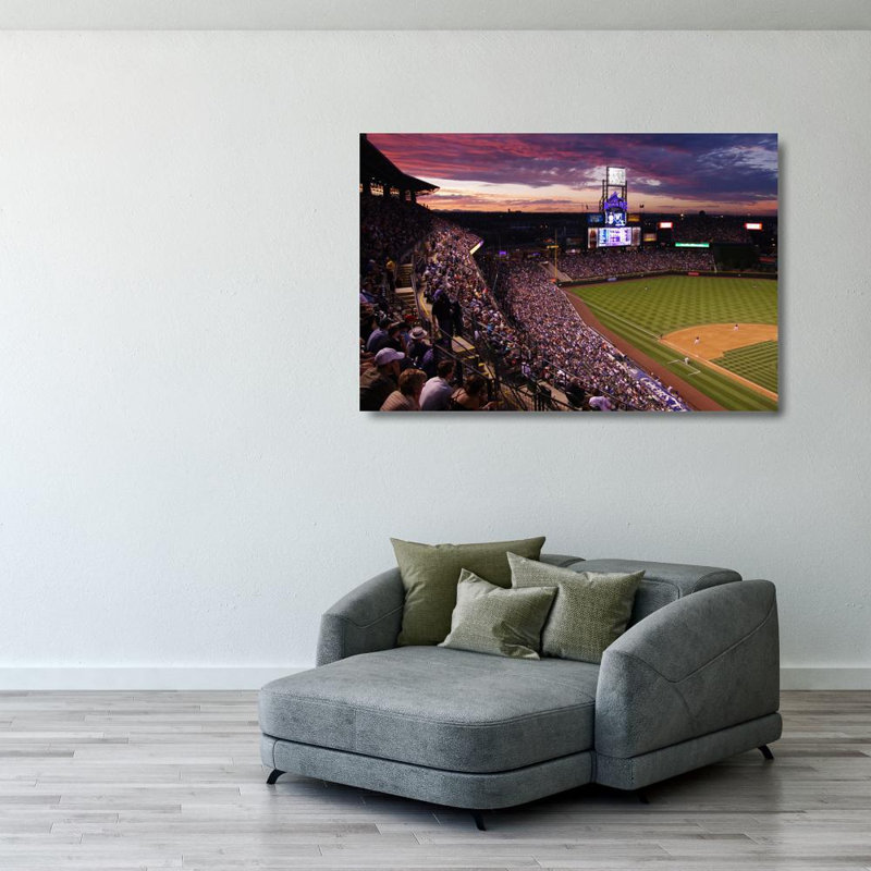 Coors Field, 27" H x 40" W