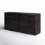 Commode de rangement à 6 tiroirs en bois de chêne massif l 72 po Scotty-1151435607