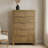 Aurelin Mid-Century Modern 28.7"W 5 Drawer Chest-884556514
