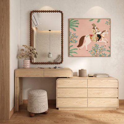 Celine Modern Makeup Vanity with 8 Drawers, Expandable Design, L-Shaped or Straight Layout & Multifunctional Storage