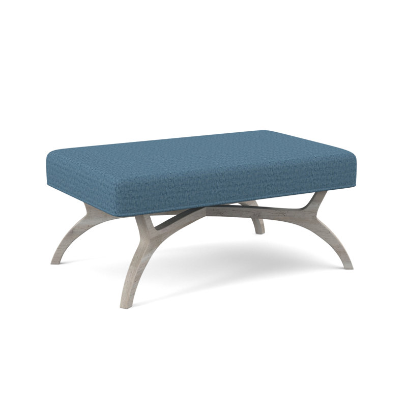 Ansel Upholstered Bench, Bisque, Edworth Ocean