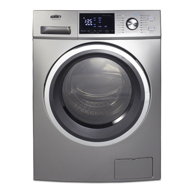 Summit Appliance Apartment Friendly All-In-One Combo Unit with 2.7 Cubic Feet and Electric Dryer