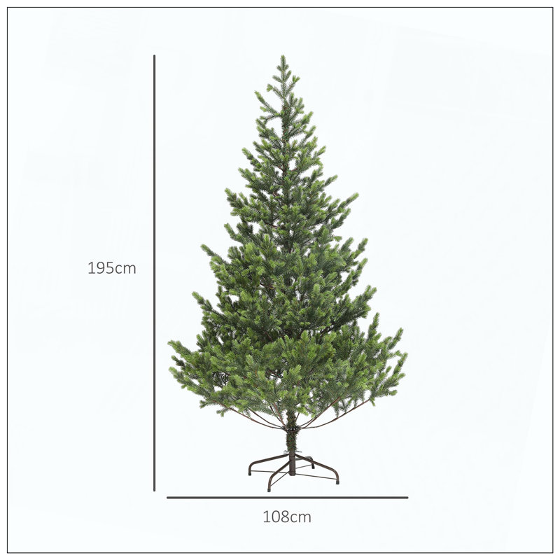 Arbre de Noël artificiel, cèdre réaliste clairsemé avec 1933 pointes, assemblage facile, arbre de Noël à charnières pour les fêtes à la maison