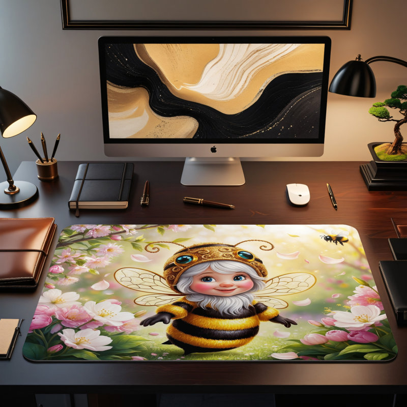 Polyester Desk Pad, 14.4x12.1