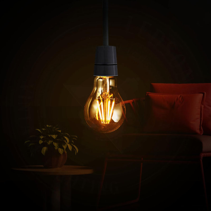 A60 LED B22 Bayonet Cap 4W Bulb 3 Pack