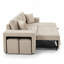 Canapé modulaire réversible en L 104,5 po Chenille-437820574