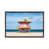Classic Brown Wood Floater Framed